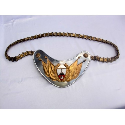 Reichskriegerbund Standard Bearer Gorget  # 3914