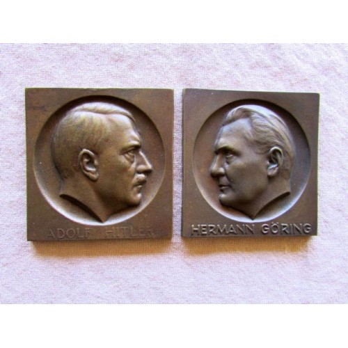 Hitler Goring Plaques