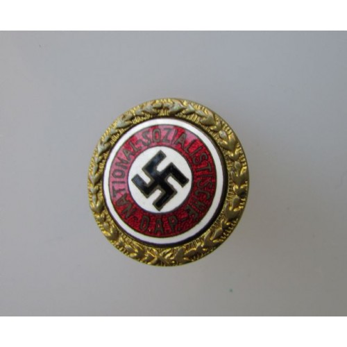 Golden Party Badge 24mm   # 3957