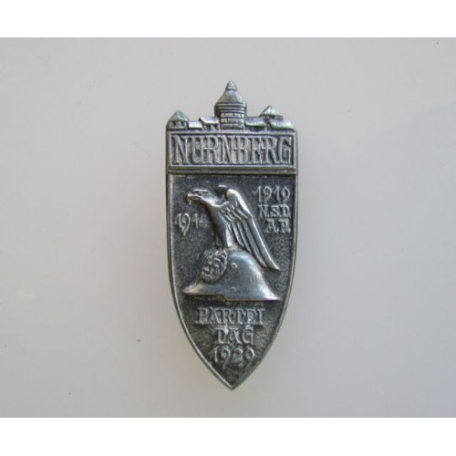 Nurenberg Party Day 1929 Badge # 3958