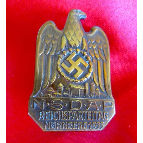 NSDAP Reichsparteitag Nürnberg Tinnie   # 3972