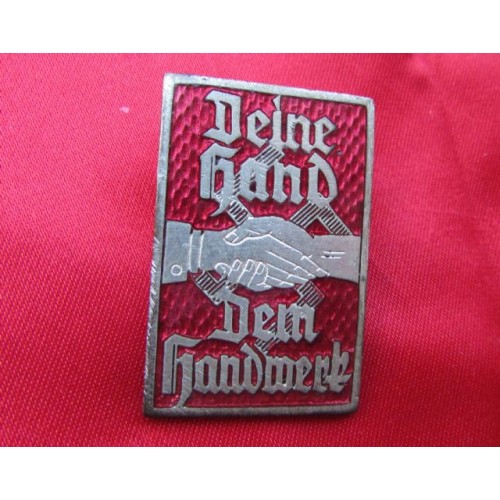 Deine Hand dem Handwerk Pin   # 3974