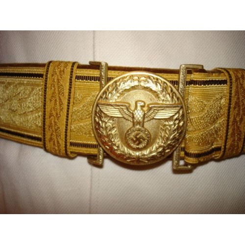 NSDAP Brocade belt and buckle # 401