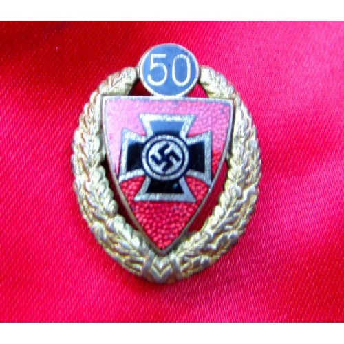 Reichskriegerbund 50 Year Pin   # 4039