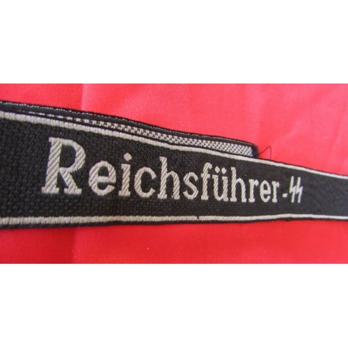 Reichsfuhrer SS Cuff Title