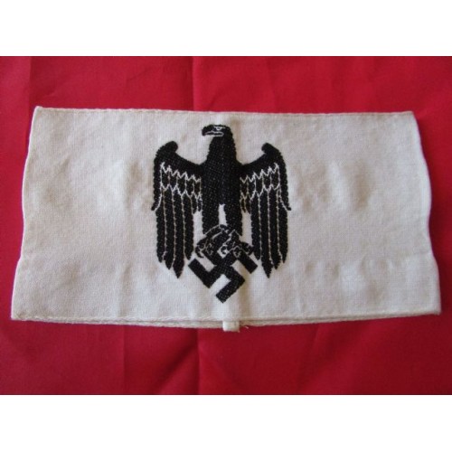 Wehrmacht Civilian Service Armband # 4135