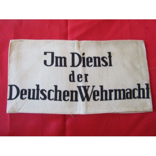 Im Dienst der Deutschen Wehrmacht Armband