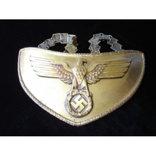 NSDAP Political Leader Flag Bearer's Gorget # 485