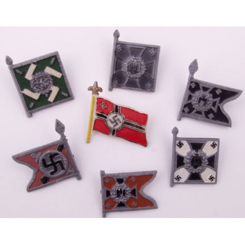 WHW War Relief Flag Badges