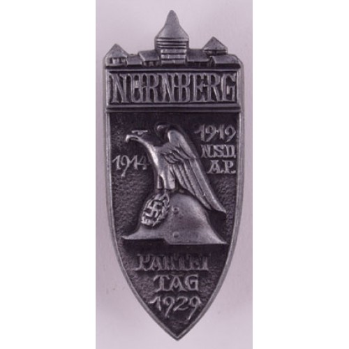 Nurenberg Party Day 1929 Badge # 544