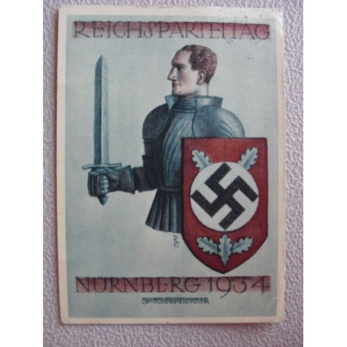 Reichsparteitage postcard