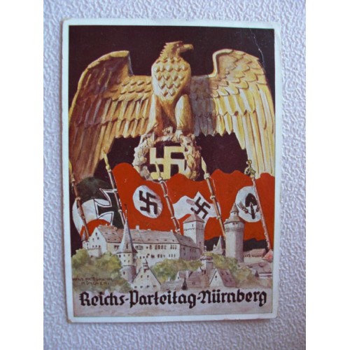 Reichsparteitage postcard