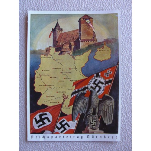 Reichsparteitage postcard