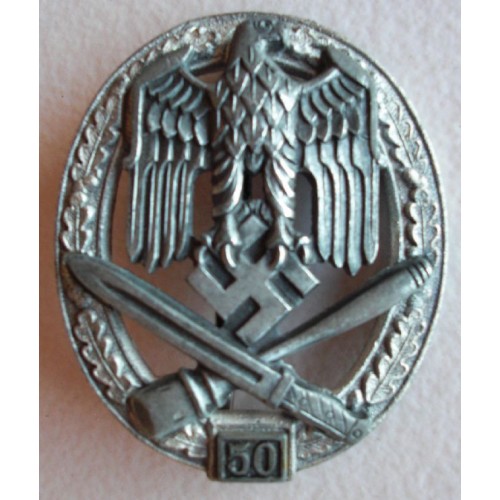 50 General Assault Badge # 698