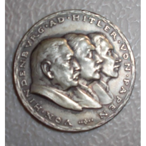 Karl Goetz Hitler Medallion # 759