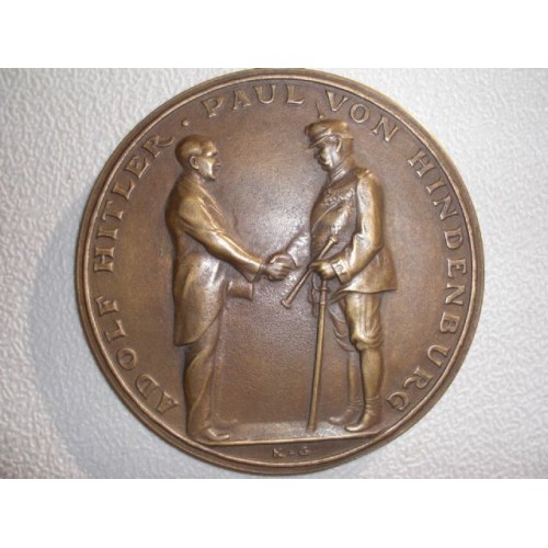 Karl Goetz Hitler Medallion