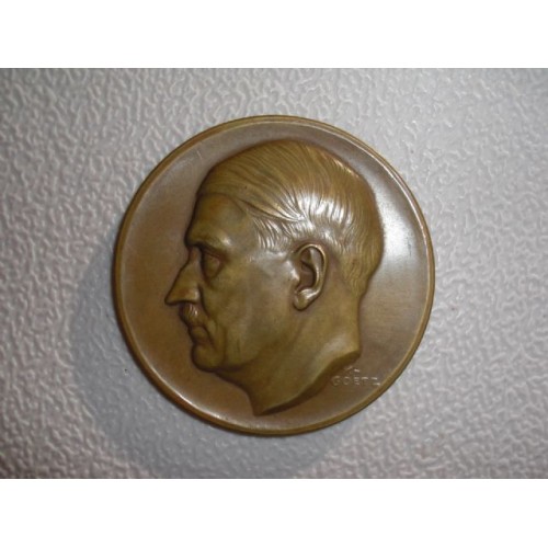 Karl Goetz Hitler Medallion # 761