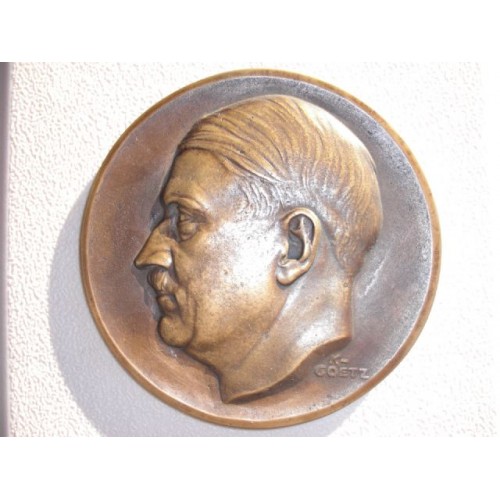 Karl Goetz Hitler Medallion # 762