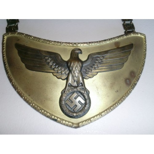 NSDAP Political Leader Flag Bearer's Gorget # 916