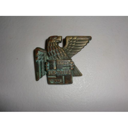 Gau Thuringen Badge, Bronze # 919