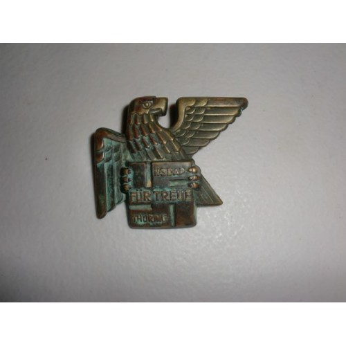Gau Thuringen Badge, Bronze # 919